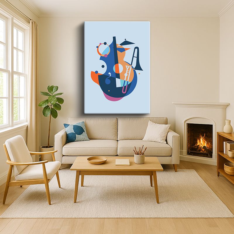 Sanatsal & Vektörel Kanvas Tablo 646