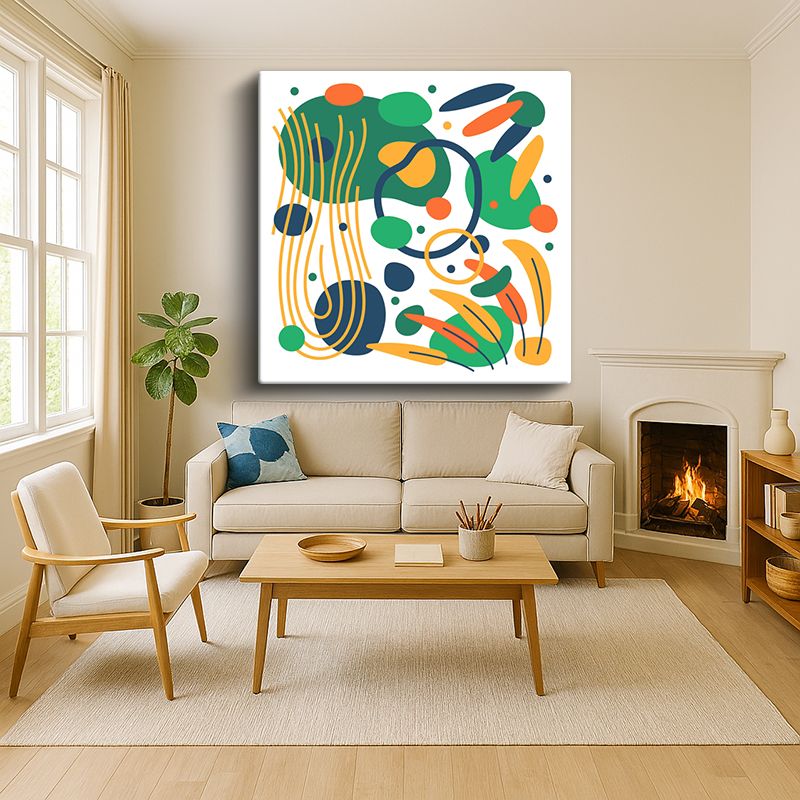 Sanatsal & Vektörel Kanvas Tablo 728