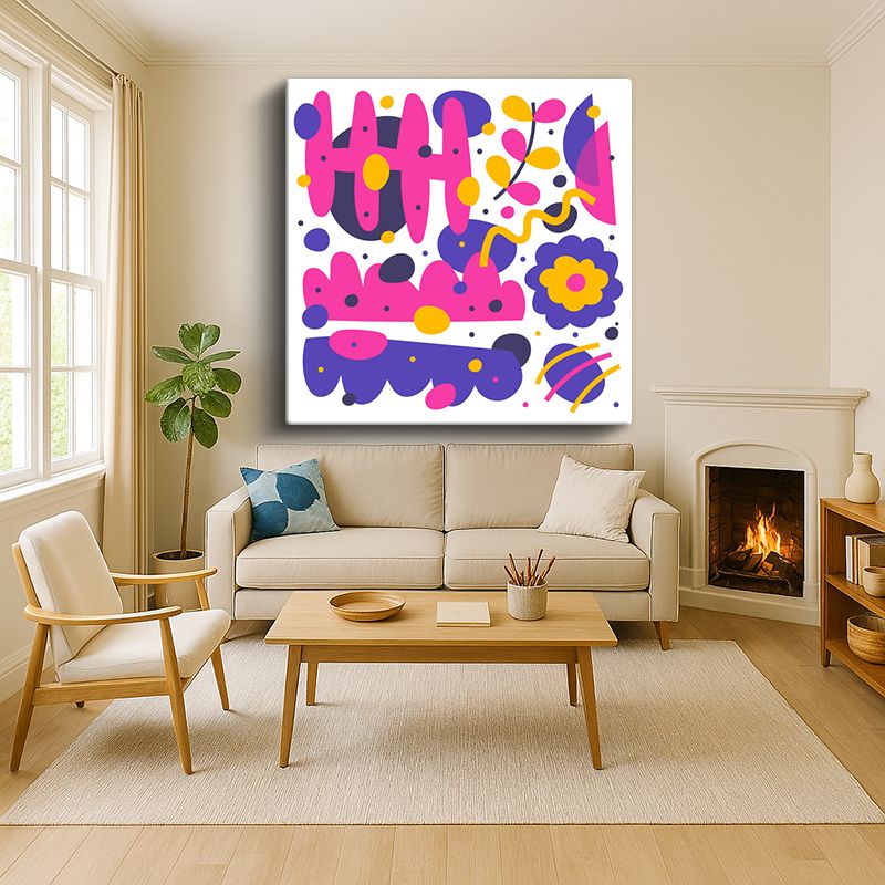 Sanatsal & Vektörel Kanvas Tablo 854