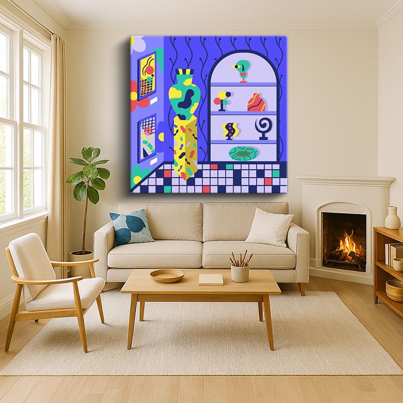 Sanatsal & Vektörel Kanvas Tablo 867