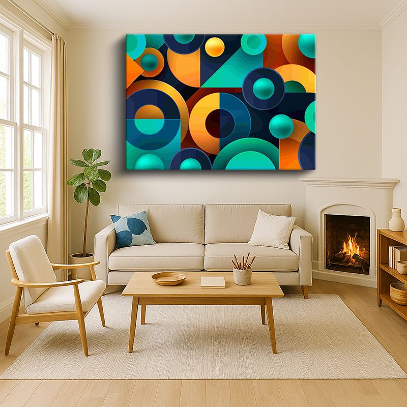 Sanatsal & Vektörel Kanvas Tablo 972