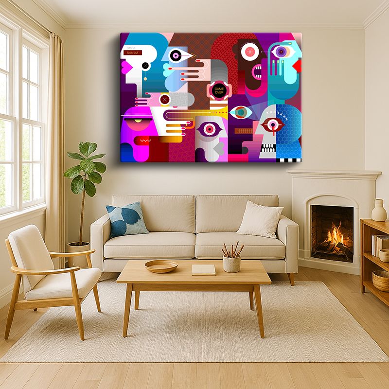 Sanatsal & Vektörel Kanvas Tablo 975