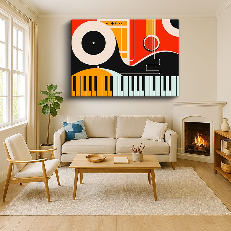 Sanatsal & Vektörel Kanvas Tablo 982