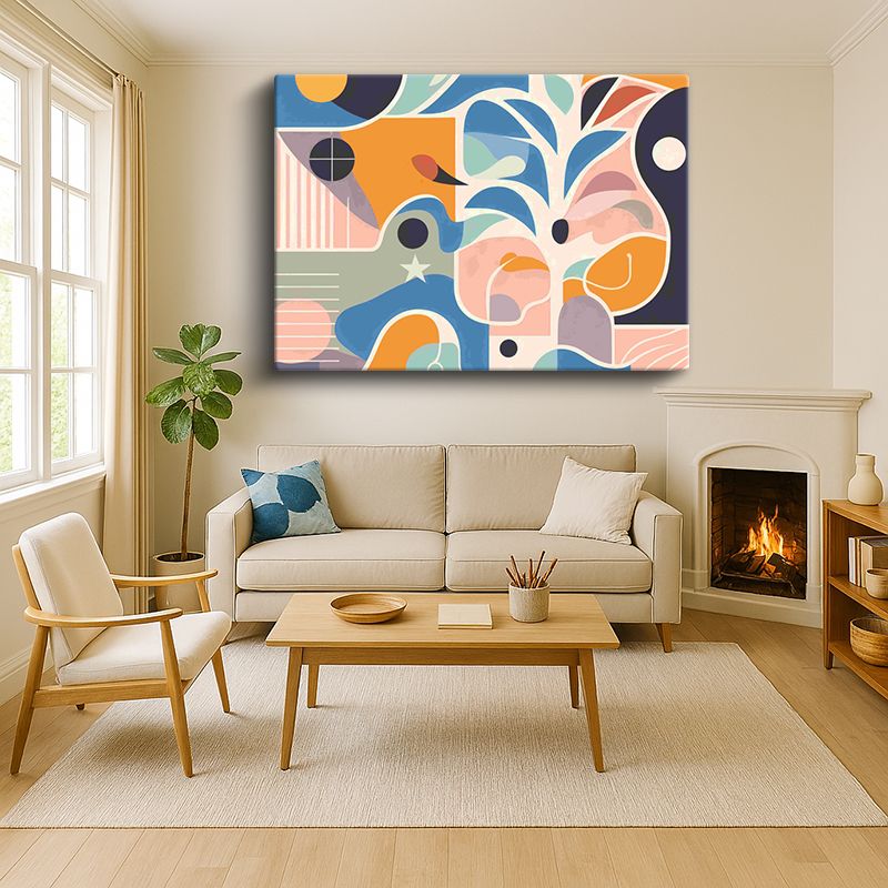 Sanatsal & Vektörel Kanvas Tablo 1014