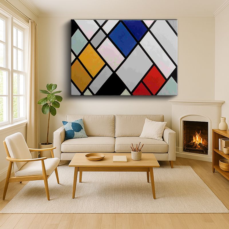 Sanatsal & Vektörel Kanvas Tablo 1020