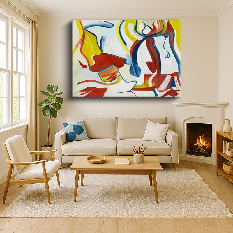 Sanatsal & Vektörel Kanvas Tablo 1044