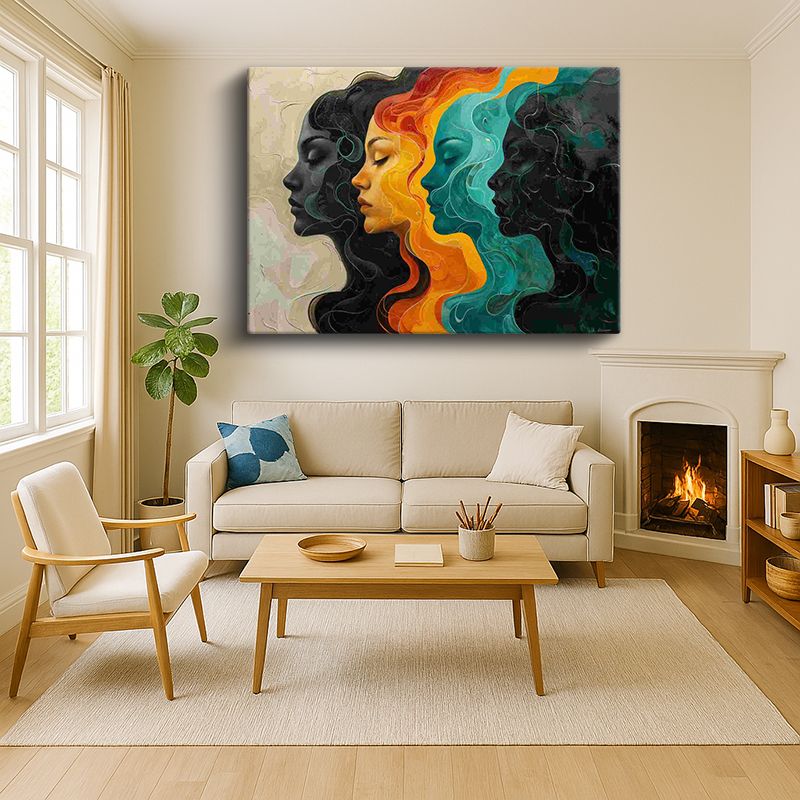 Sanatsal & Vektörel Kanvas Tablo 1052