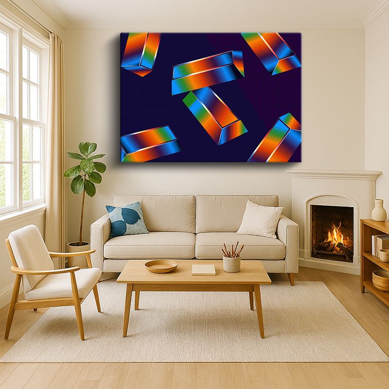 Sanatsal & Vektörel Kanvas Tablo 1080