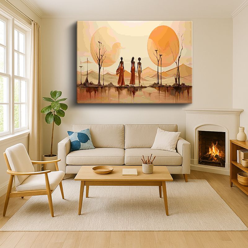 Sanatsal & Vektörel Kanvas Tablo 1223