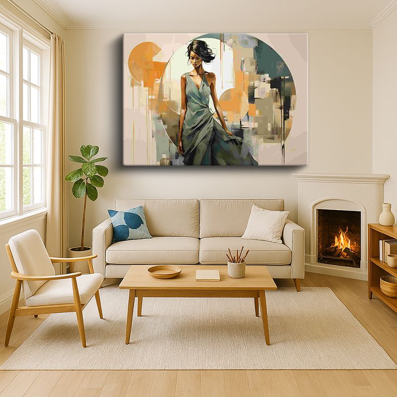 Sanatsal & Vektörel Kanvas Tablo 1372