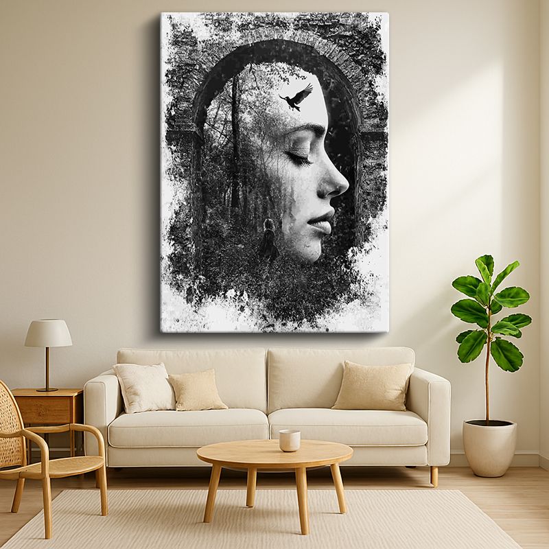 Sürrealist Kanvas Tablo 65