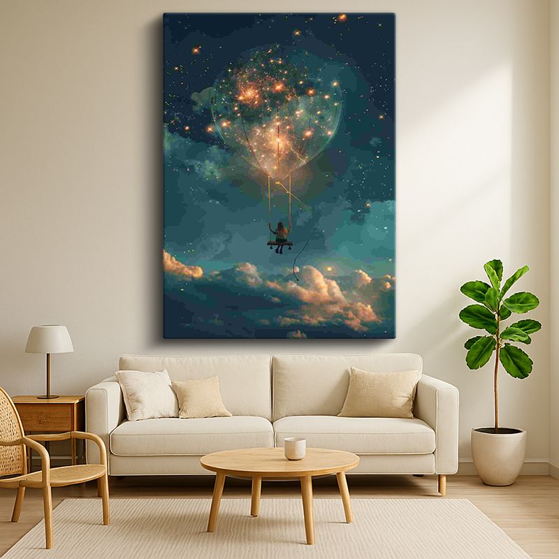 Sürrealist Kanvas Tablo 100