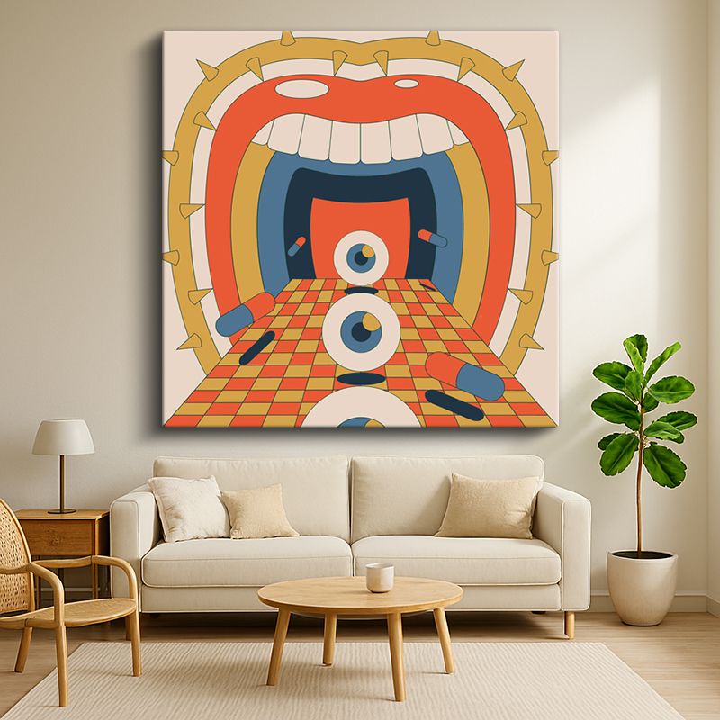 Sürrealist Kanvas Tablo 123