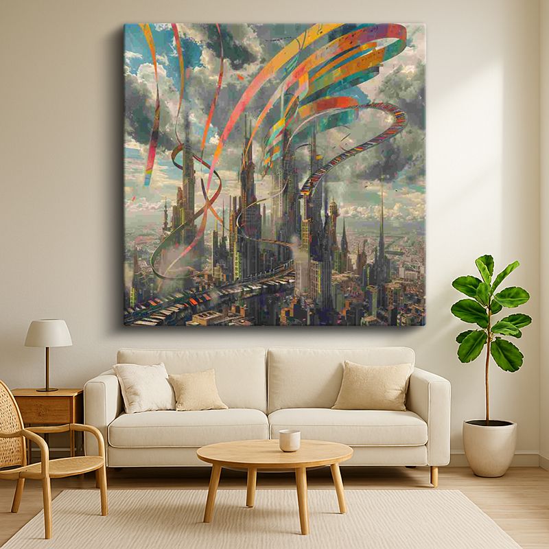 Sürrealist Kanvas Tablo 124