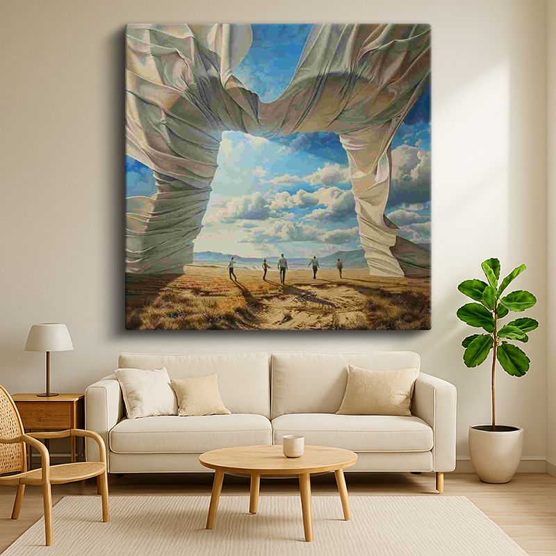 Sürrealist Kanvas Tablo 163