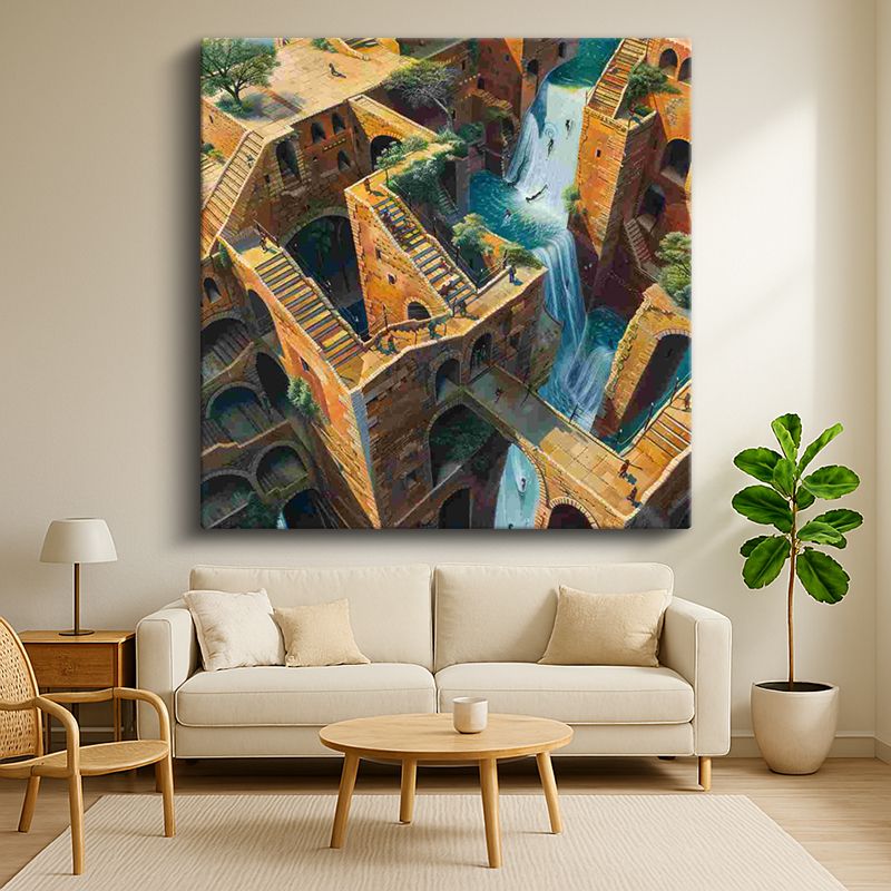 Sürrealist Kanvas Tablo 170