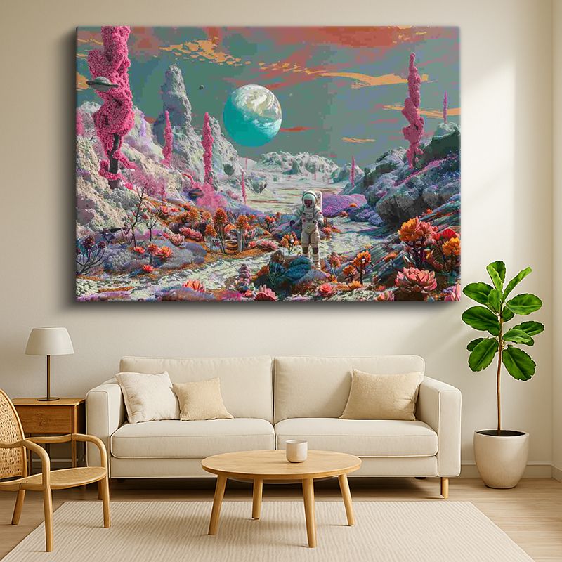 Sürrealist Kanvas Tablo 211