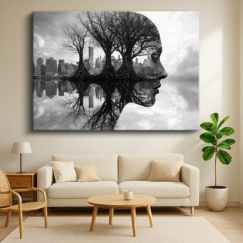 Sürrealist Kanvas Tablo 293