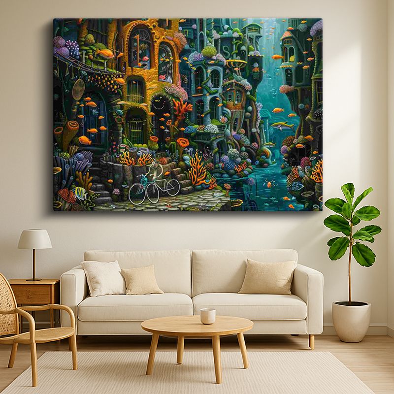 Sürrealist Kanvas Tablo 294