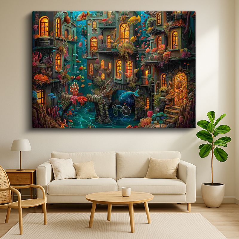 Sürrealist Kanvas Tablo 319