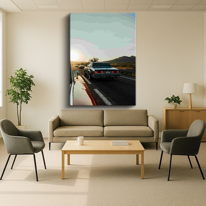 Taşıt & Araç Kanvas Tablo 66