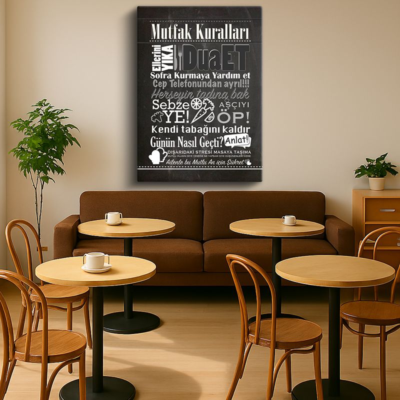 Tipgrafik Kanvas Tablo 6