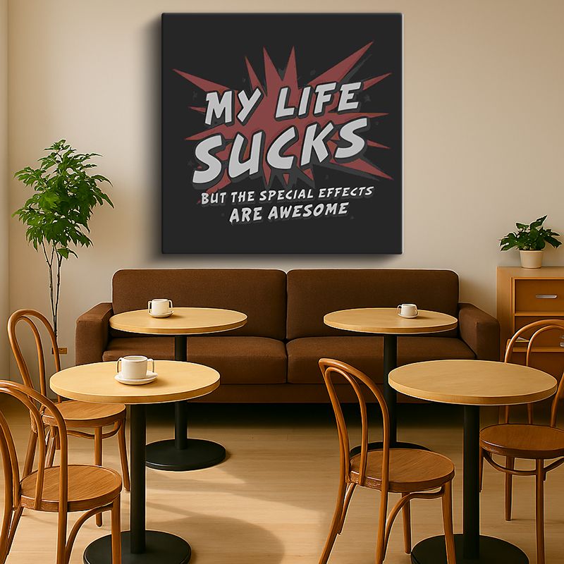 Tipgrafik Kanvas Tablo 58