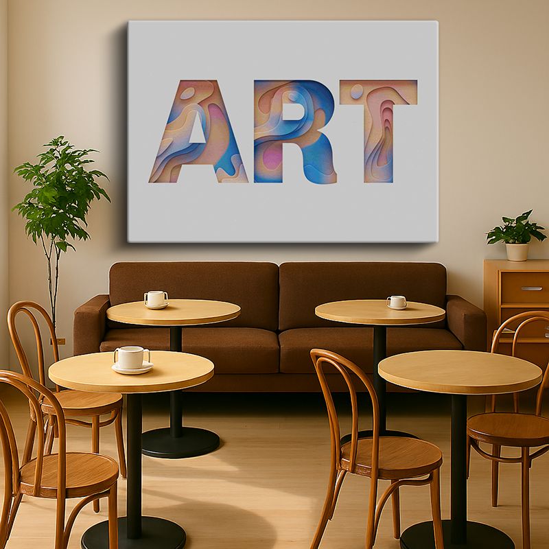 Tipgrafik Kanvas Tablo 70