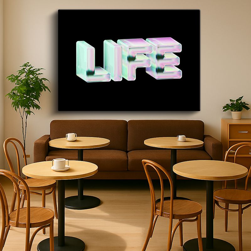 Tipgrafik Kanvas Tablo 74