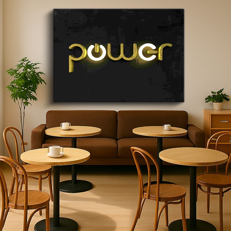 Tipgrafik Kanvas Tablo 80