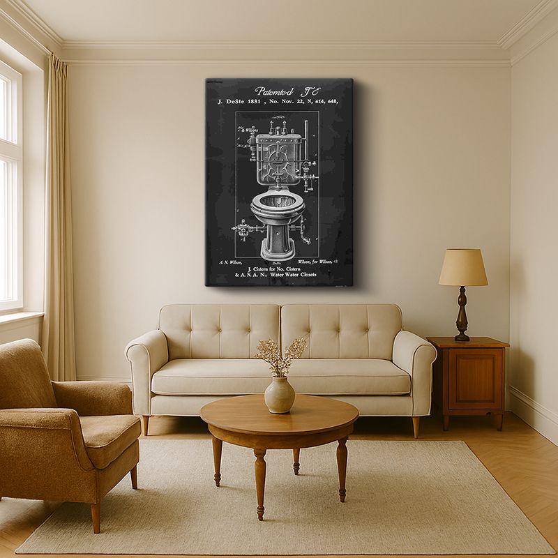 Vintage Kanvas Tablo 50