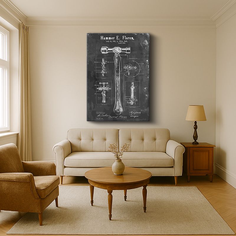 Vintage Kanvas Tablo 96