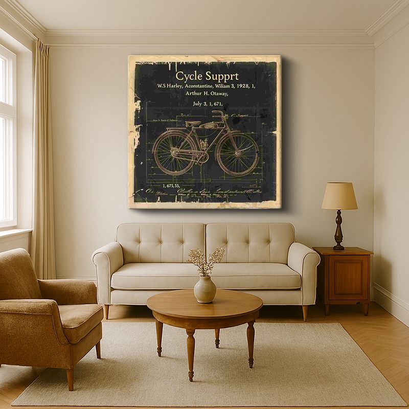 Vintage Kanvas Tablo 121