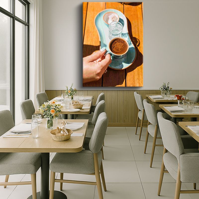 Yiyecek & İçecek Kanvas Tablo 5