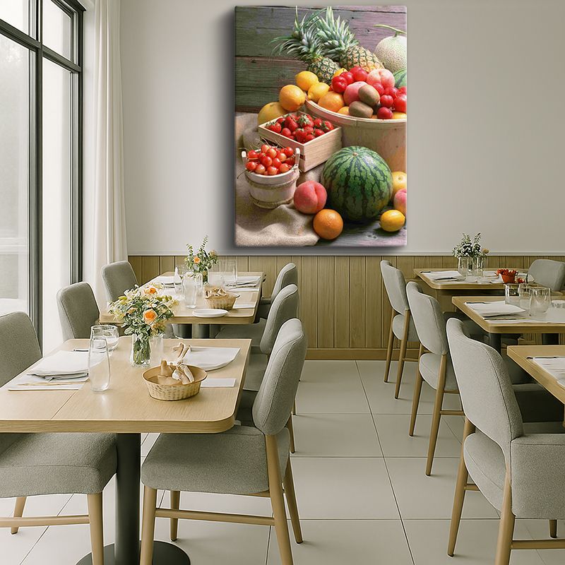 Yiyecek & İçecek Kanvas Tablo 10