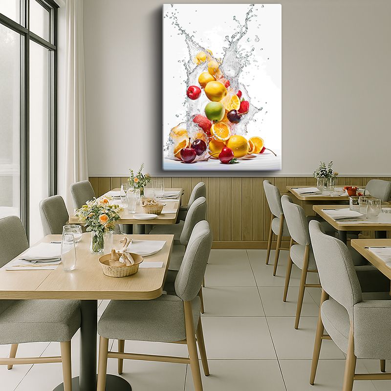 Yiyecek & İçecek Kanvas Tablo 16