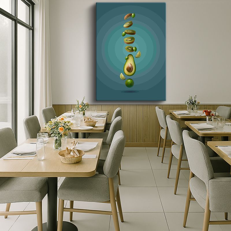 Yiyecek & İçecek Kanvas Tablo 19