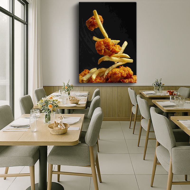 Yiyecek & İçecek Kanvas Tablo 22