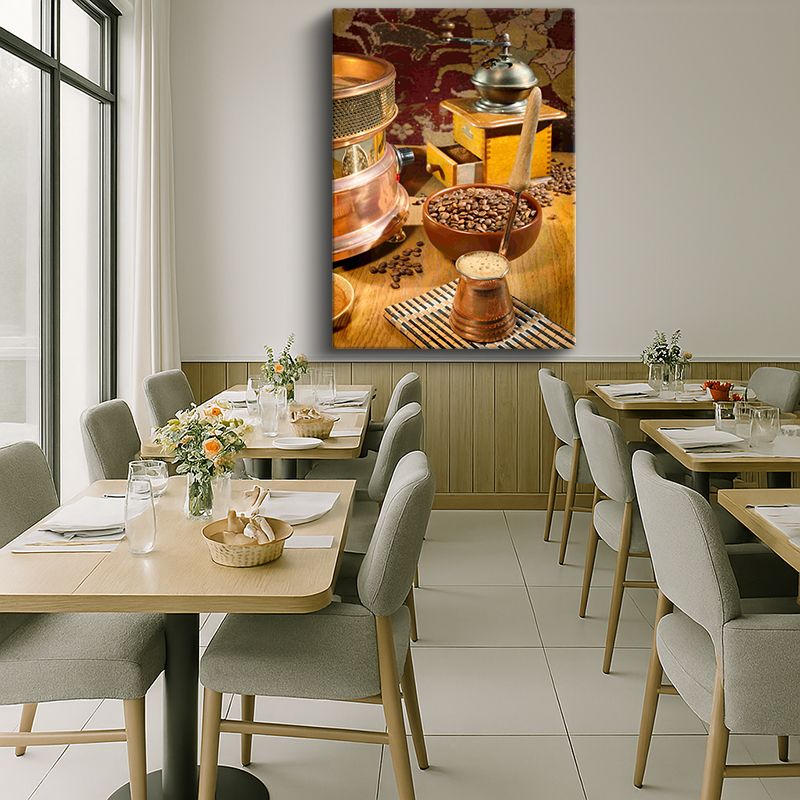 Yiyecek & İçecek Kanvas Tablo 43