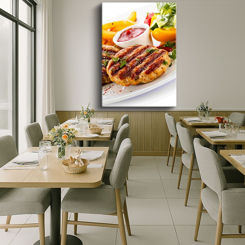 Yiyecek & İçecek Kanvas Tablo 57