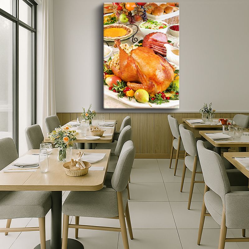 Yiyecek & İçecek Kanvas Tablo 58