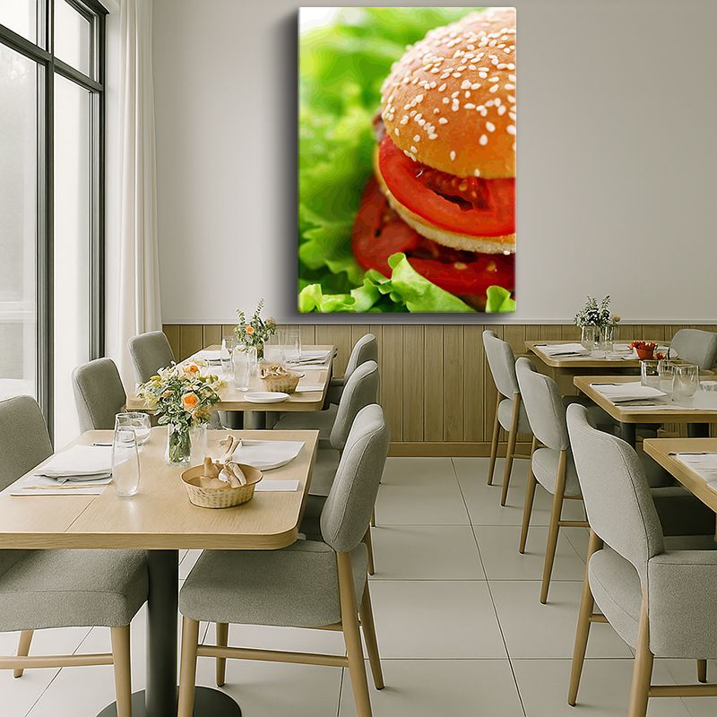 Yiyecek & İçecek Kanvas Tablo 71