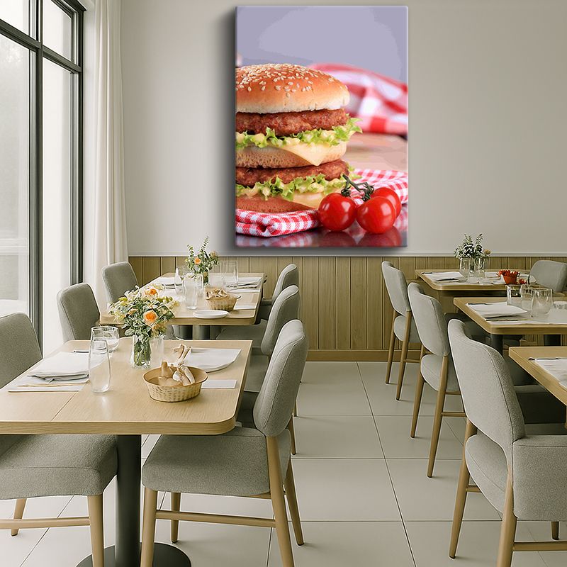 Yiyecek & İçecek Kanvas Tablo 88
