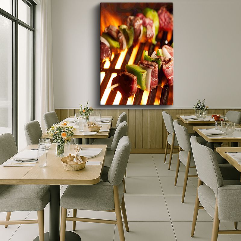 Yiyecek & İçecek Kanvas Tablo 93