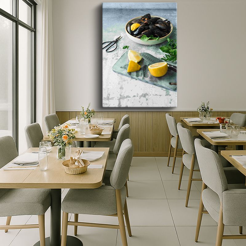 Yiyecek & İçecek Kanvas Tablo 128