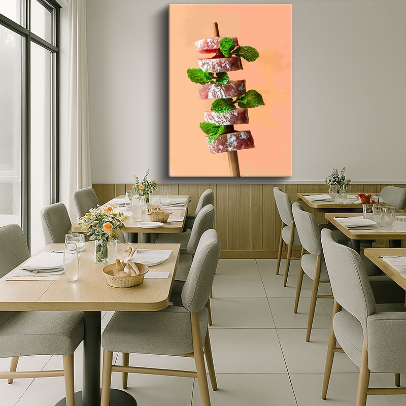 Yiyecek & İçecek Kanvas Tablo 139