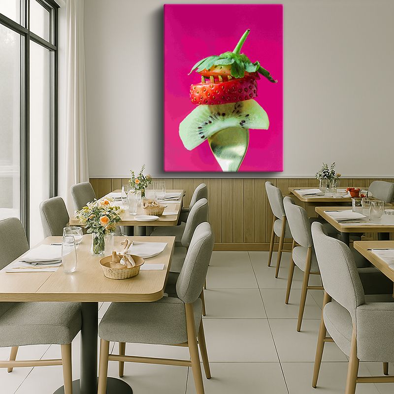 Yiyecek & İçecek Kanvas Tablo 159