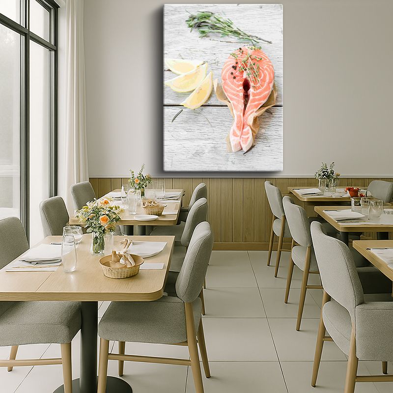 Yiyecek & İçecek Kanvas Tablo 174