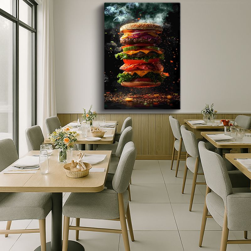Yiyecek & İçecek Kanvas Tablo 181