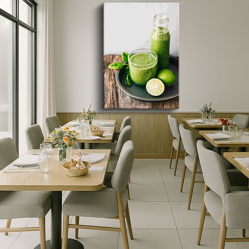 Yiyecek & İçecek Kanvas Tablo 206